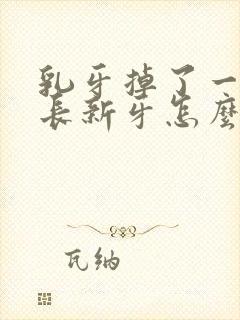 乳牙掉了一直没长新牙怎么办