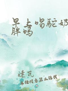 早上喝驼奶粉会胖吗