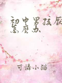 初中男孩厌学了怎么办