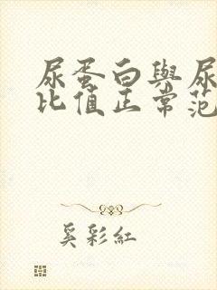 尿蛋白与尿肌酐比值正常范围