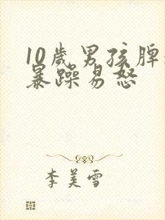 10岁男孩脾气暴躁易怒