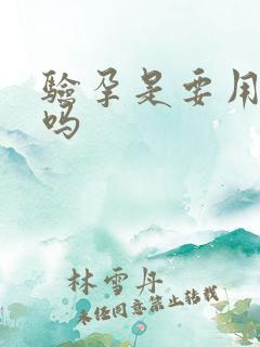 验孕是要用晨尿吗