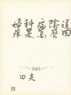 妇科病阴道外瘙痒是怎么回事