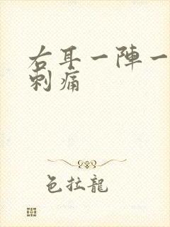 右耳一阵一阵的刺痛