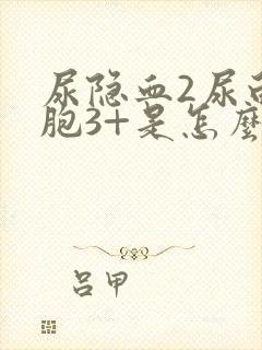 尿隐血2尿白细胞3+是怎么回事