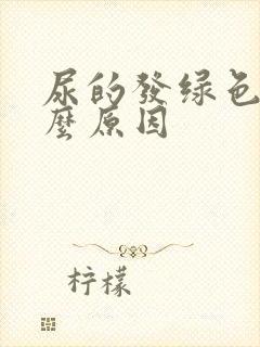 尿的发绿色是什么原因