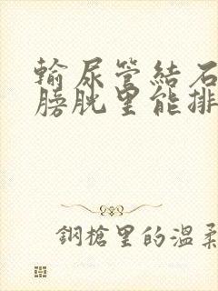 输尿管结石掉到膀胱里能排出来吗