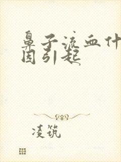 鼻子流血什么原因引起