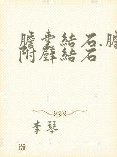 胆囊结石.胆囊附壁结石