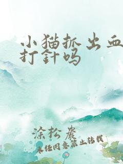 小猫抓出血了要打针吗