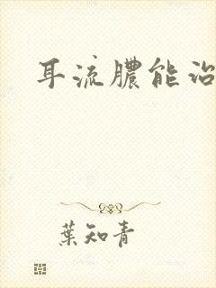 耳流脓能治疗吗