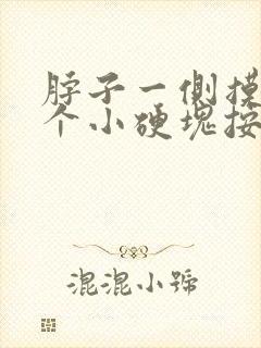 脖子一侧摸到一个小硬块按压疼痛