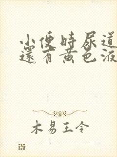 小便时尿道刺痛还有黄色液体