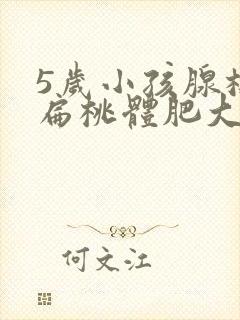 5岁小孩腺样体扁桃体肥大