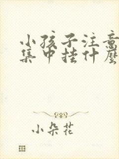 小孩子注意力不集中挂什么科