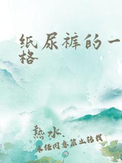 纸尿裤的一般价格