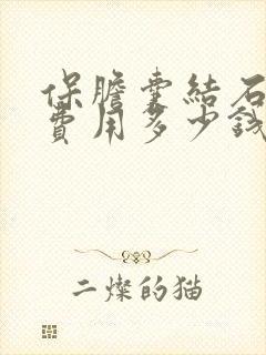 保胆囊结石手术费用多少钱