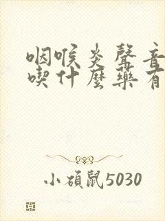 咽喉炎声音嘶哑吃什么药有效