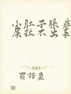 小肚子胀疼想拉屎拉不出来怎么回事