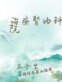 治疗肾内科的医院