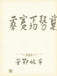 子宫下段前壁回声欠均匀是什么意思