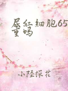 尿红细胞65严重吗