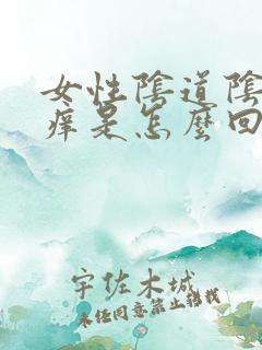 女性阴道阴道口痒是怎么回事