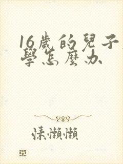 16岁的儿子厌学怎么办