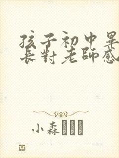 孩子初中毕业家长对老师感谢的话语