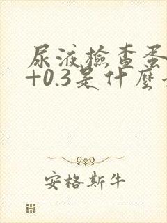 尿液检查蛋白质+0.3是什么意思