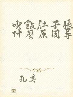 吃饭肚子胀气是什么原因导致的