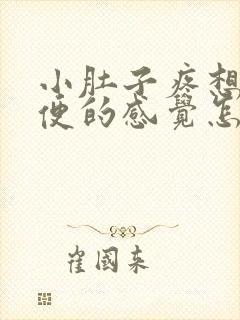 小肚子疼想上大便的感觉怎么回事