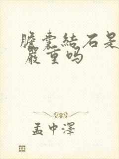 胆囊结石是什么 严重吗