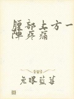 腹部上方一阵一阵疼痛