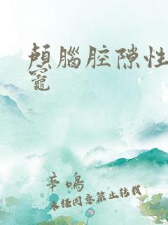 颅脑腔隙性缺血灶