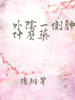 外阴一侧肿痛吃什么药