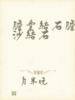 胆囊结石胆囊泥沙结石