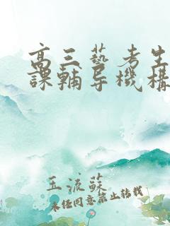 高三艺考生文化课辅导机构