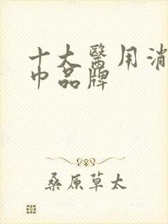 十大医用消毒湿巾品牌