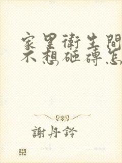 家里卫生间漏水不想砸砖怎么办