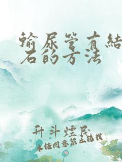 输尿管有结石排石的方法