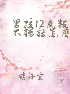 男孩12岁叛逆不听话怎么办