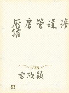 厨房管道渗水维修