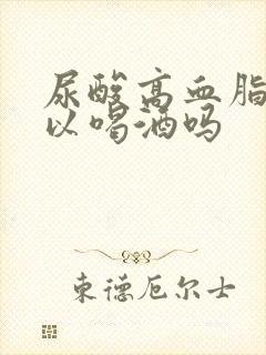 尿酸高血脂高可以喝酒吗