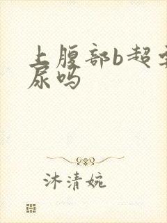 上腹部b超要憋尿吗