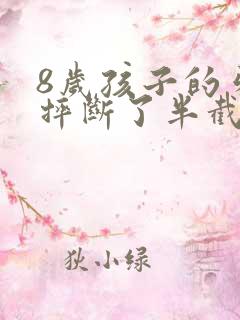 8岁孩子的牙齿摔断了半截怎么办