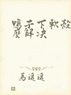 鸭子下软壳蛋怎么解决