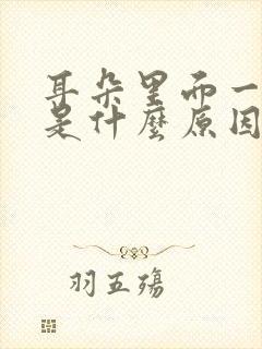 耳朵里面一直响是什么原因引起的