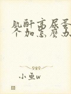 肌酐高尿蛋白3个加怎么办