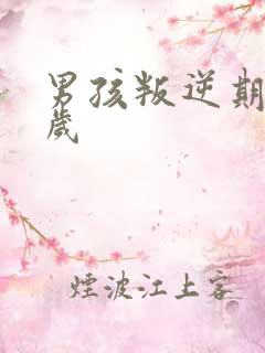 男孩叛逆期在几岁